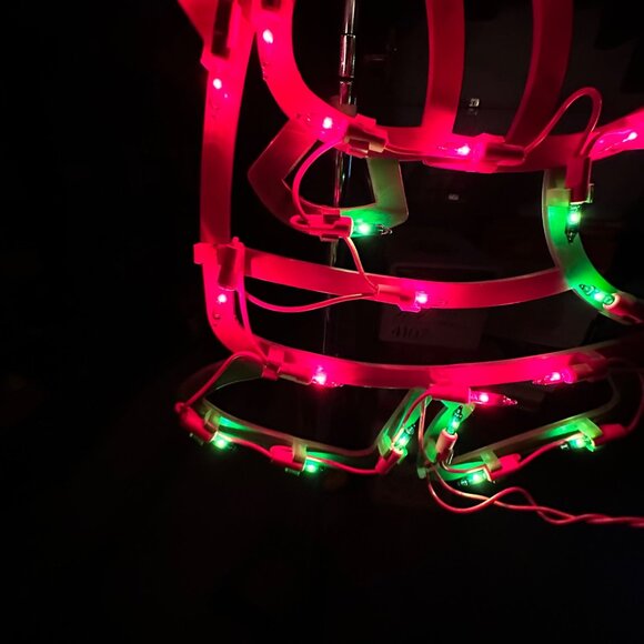 Impact Innovations 18" Lighted Santa Claus Christmas Window Silhouette EUC Cute - Picture 10 of 16